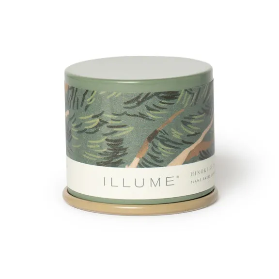 Illume Hinoki Sage Demi Vanity Plåtburksljus, Grön,