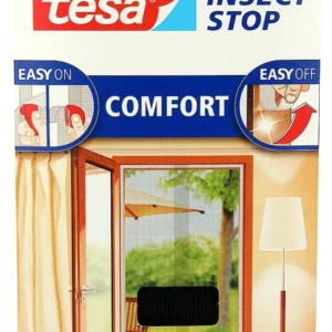 INSEKTSNÄT FÖR DÖRR TESA SVART 0,65X2,2M