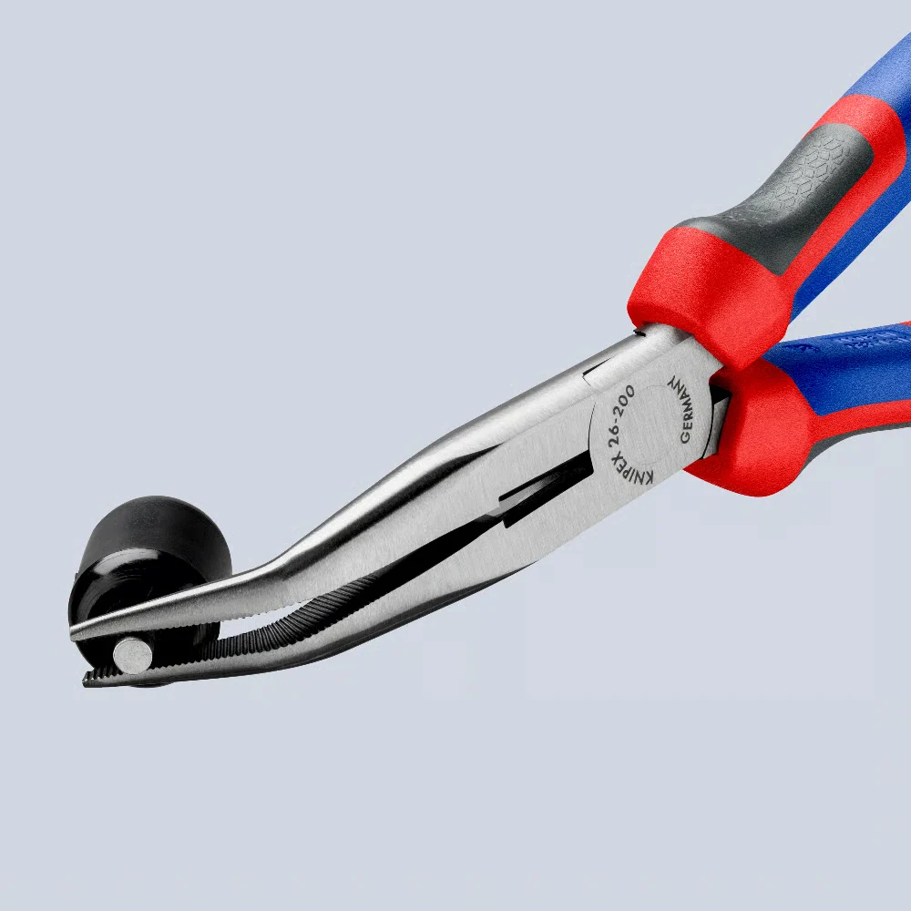 Knipex Spetstång med långa käftar, böjd - 26 22 200