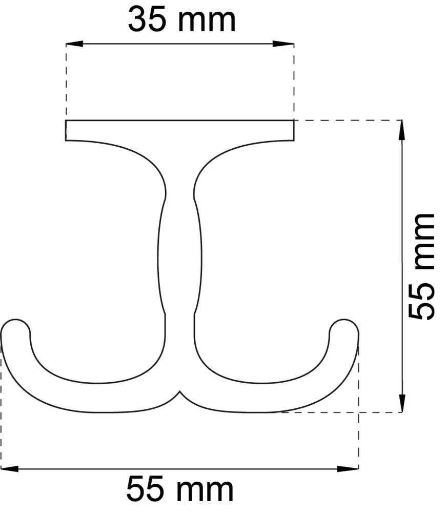 KROK 28 P MÄSS 55X55MM
