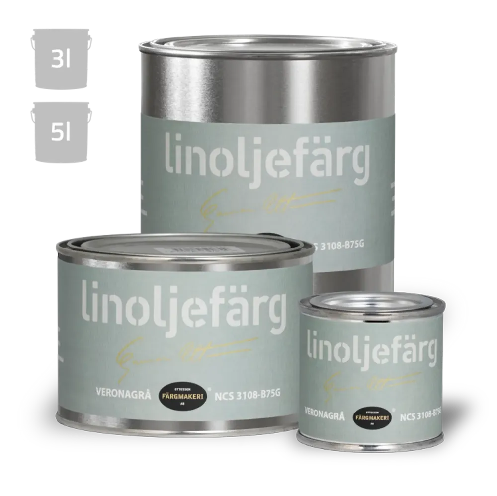 LINOLJEFÄRG 4B-264 VERONAGRÅ 0,1L OTTOSSON