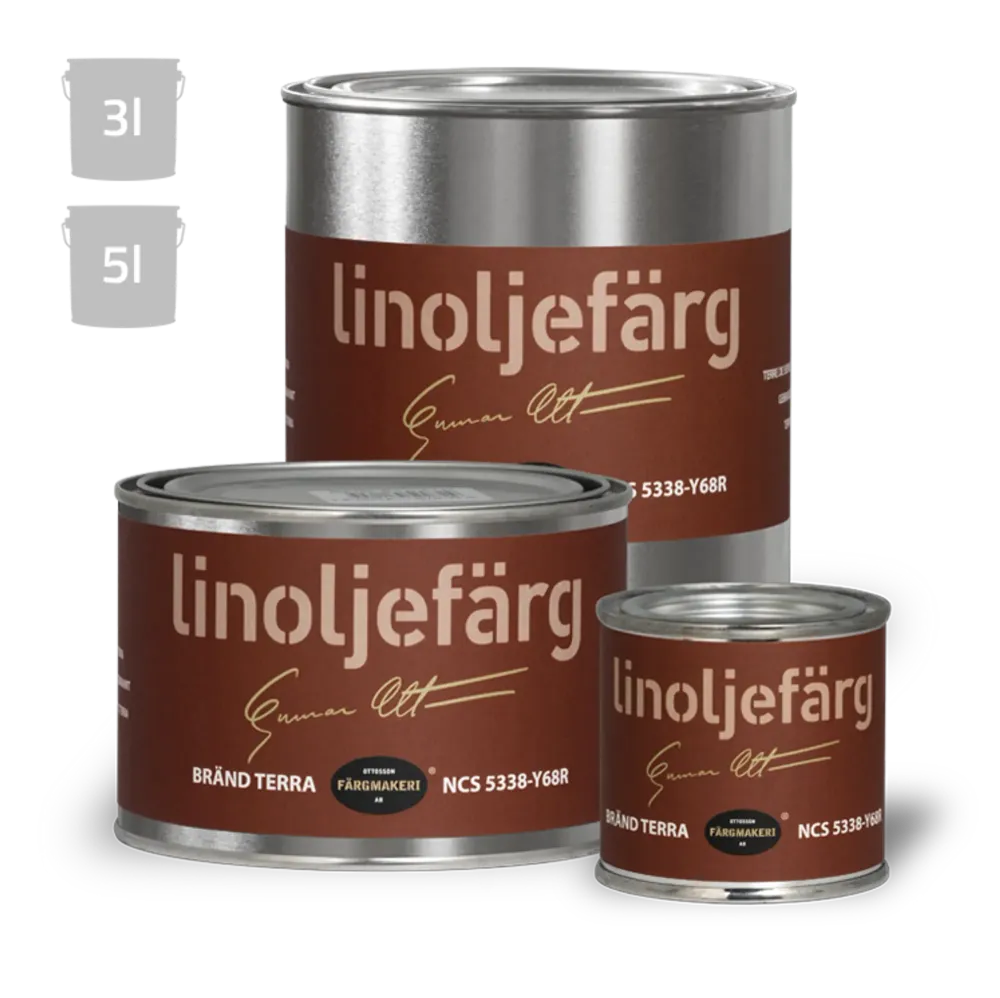 LINOLJEFÄRG BRÄND TERRA 1,0L OTTOSSON