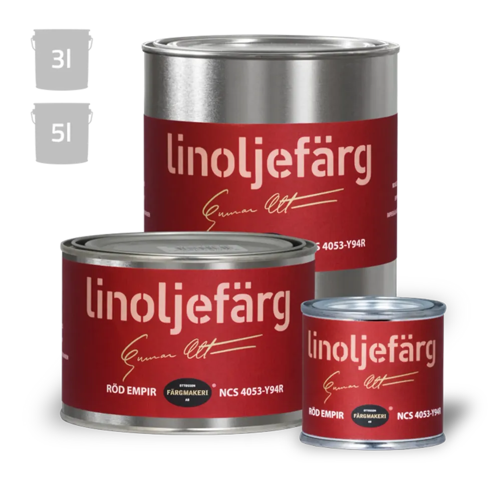 LINOLJEFÄRG RÖD EMPIR 1,0L OTTOSSON