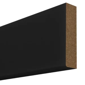 LJUSRAMPLIST MDF LACKAD SVART 16X67X2440MM