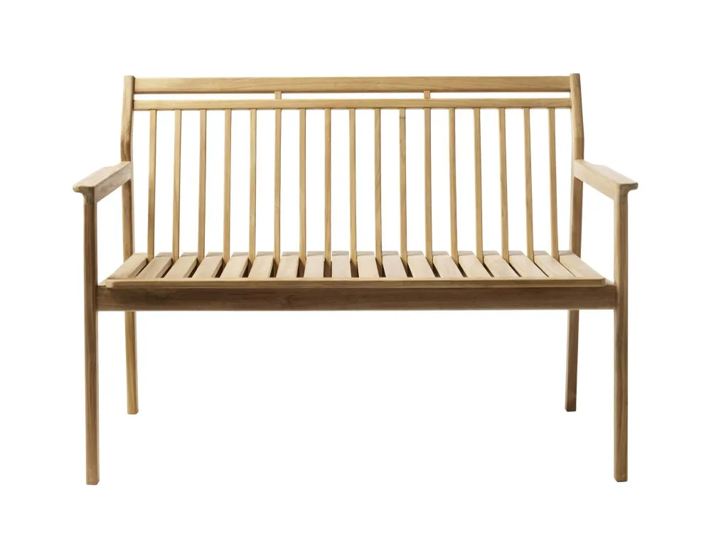 M12 Sammen Garden Bench 2 Seater w/Backrest