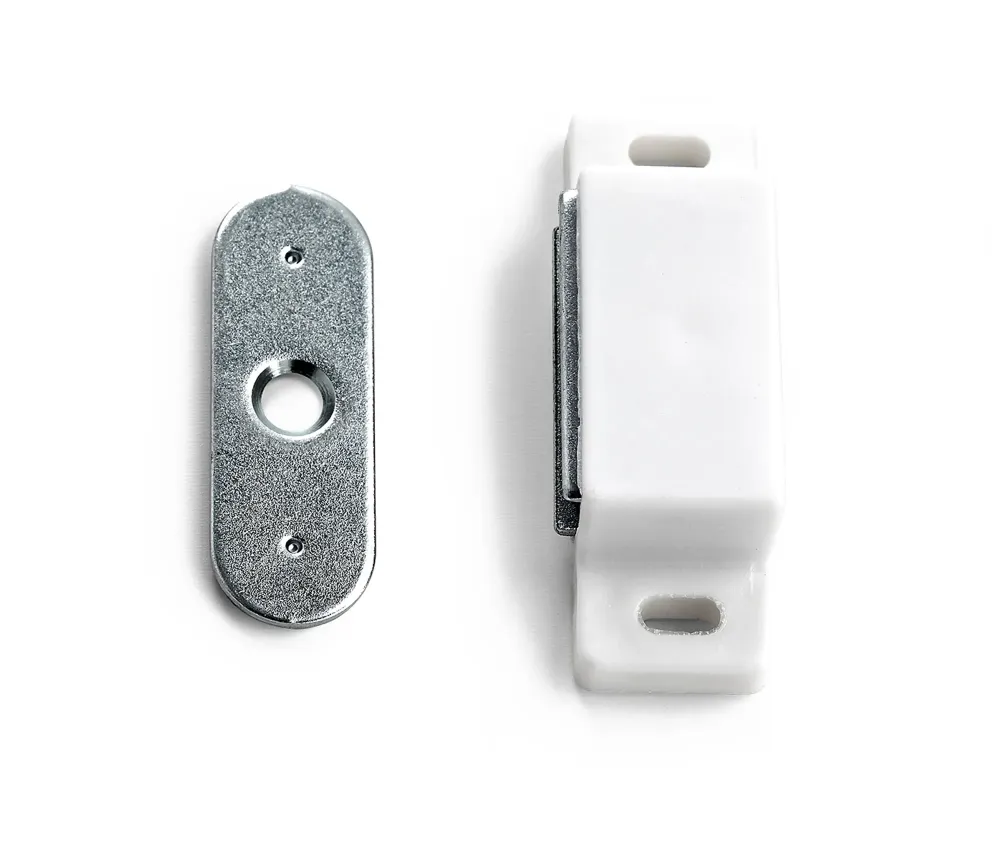 MAGNETLÅS 2030 VIT 6KG 45X14MM 2ST