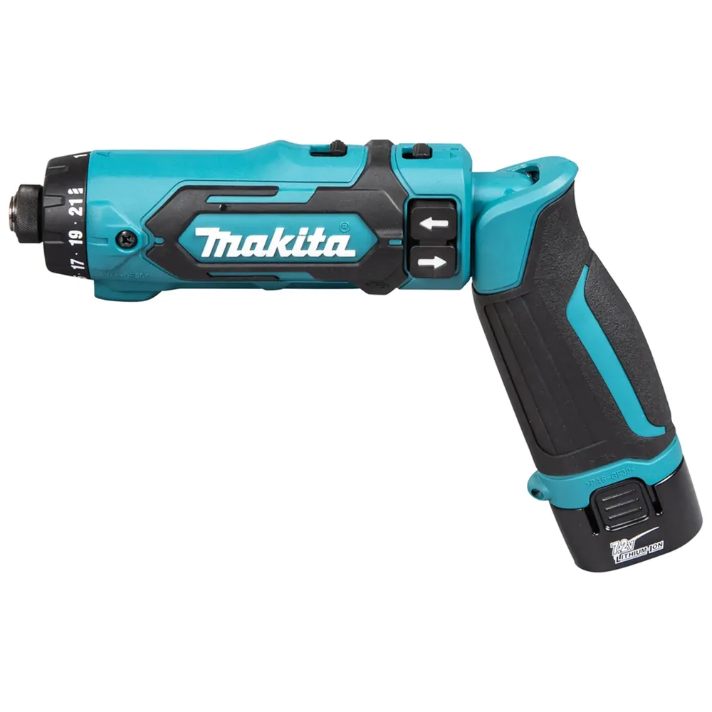 Makita DF012DSJ 7,2V 1,5Ah sladdlös skruvmejsel