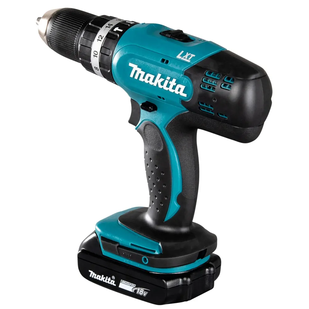 Makita DHP453RFX2 18V 3Ah Sladdlös Borrskruvdragare