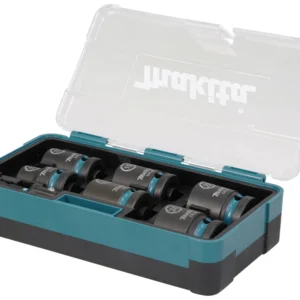 Makita Krafthylsa Impact Black inkl. övergång 1/4" - 1/2" - E-16592