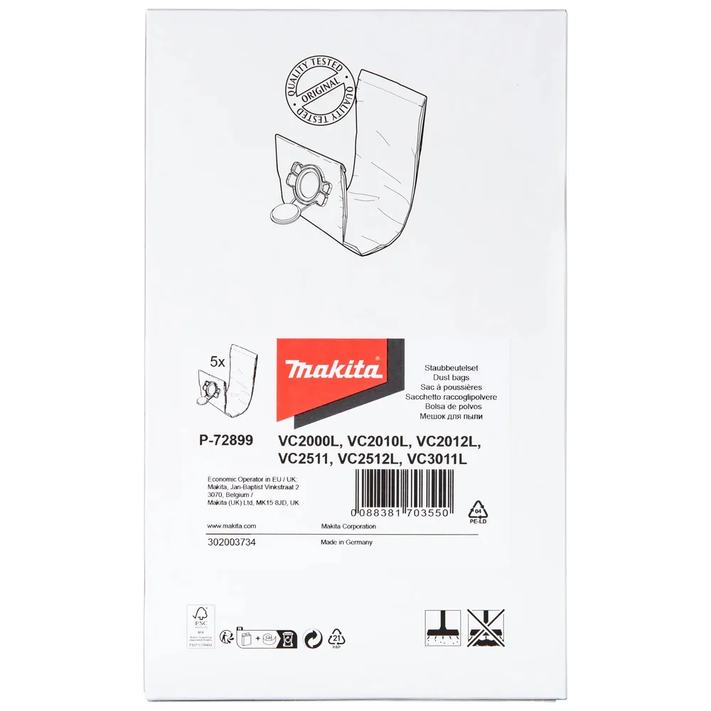 Makita P-72899 Papperspåse