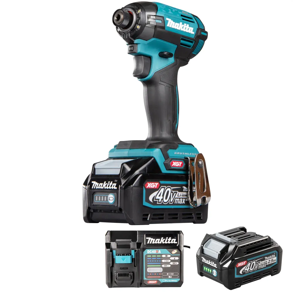 Makita TD002GD201 40V 2,5Ah skruvmejsel