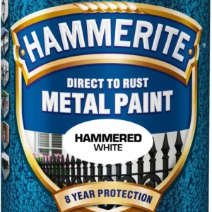 METALLFÄRG HAMMERITE HAMMARLACK VIT 0,25L