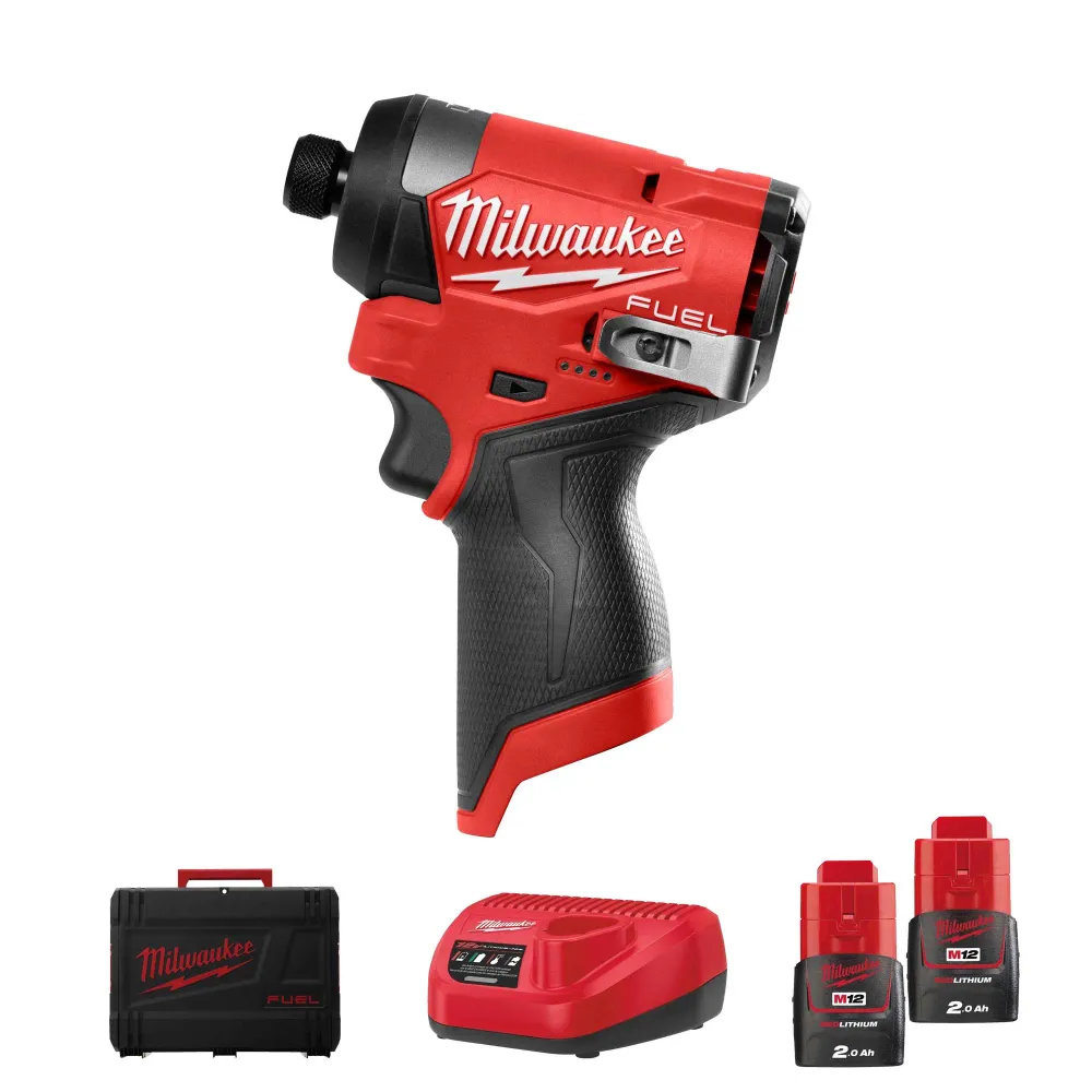 Milwaukee M12 FID2-202X 12V 2Ah slagskruvmejsel