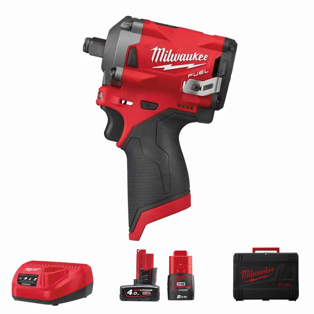 Milwaukee M12 FIWF12-422X 12V 4Ah slagskruvmejsel