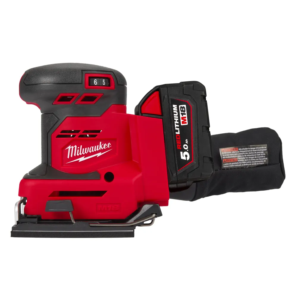 Milwaukee M18 BQSS-502B 18V 5Ah slipmaskin