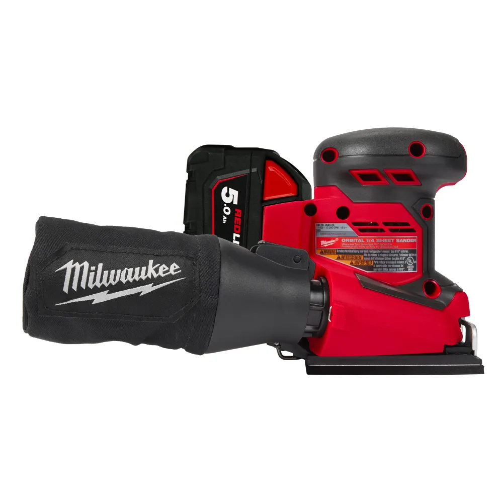 Milwaukee M18 BQSS-502B 18V 5Ah slipmaskin