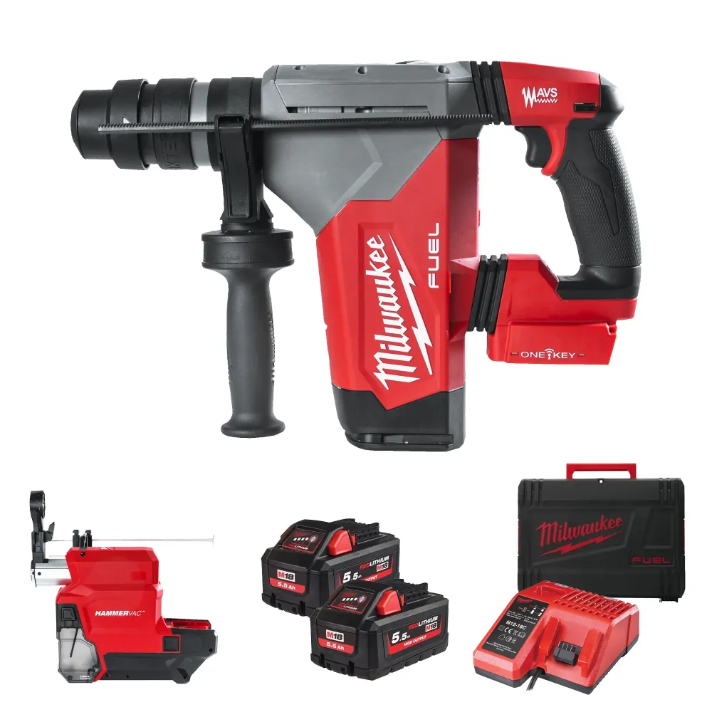 Milwaukee M18 ONEFHPXDEL-552C 18V 5,5Ah slagborrmaskin