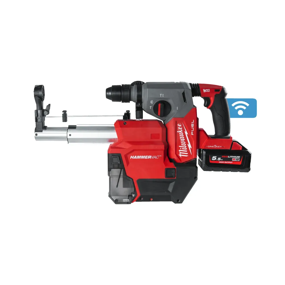 Milwaukee M18 ONEFHXDEL-552C 18V 5.5Ah slagborrmaskin