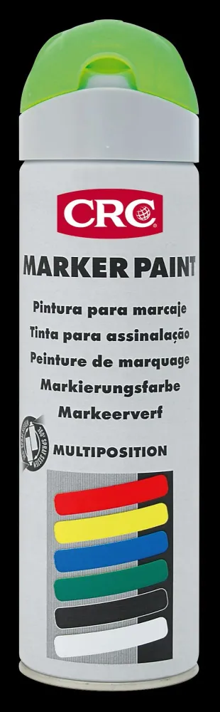 MÄRKFÄRG SPRAY CRC FLUORESCERANDE GRÖN 500ML