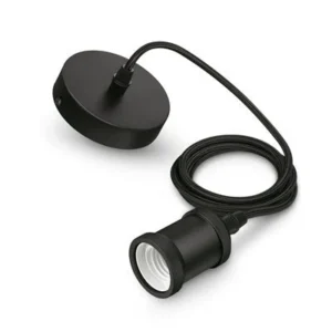 Philips Classic retoledning sort E27