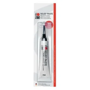 Reliefpasta 20Ml Metalliskt Silver