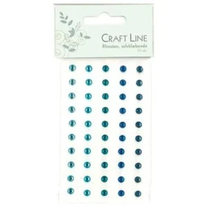 Rhinestone 5Mm 50St Blå Mix