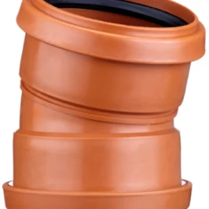 RÖRBÖJ MARKRÖR 15 GRADER DN 110MM 2 MUFF PVC