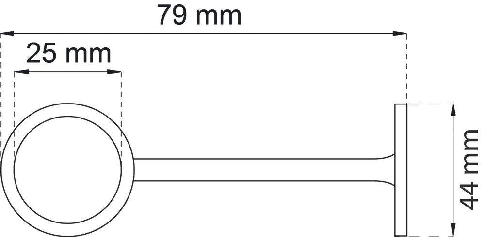 RÖRHÅLLARE 759Ö-25 VIT 2ST SB