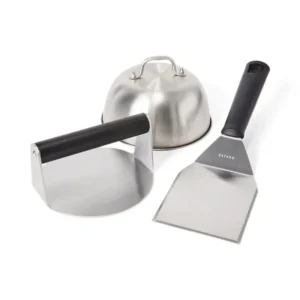 Satake Smash Burger Set, stainless steel