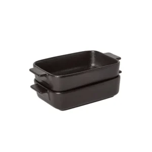 Satake Ugnsform svartglacerad porslin 2-pack, 19 cm