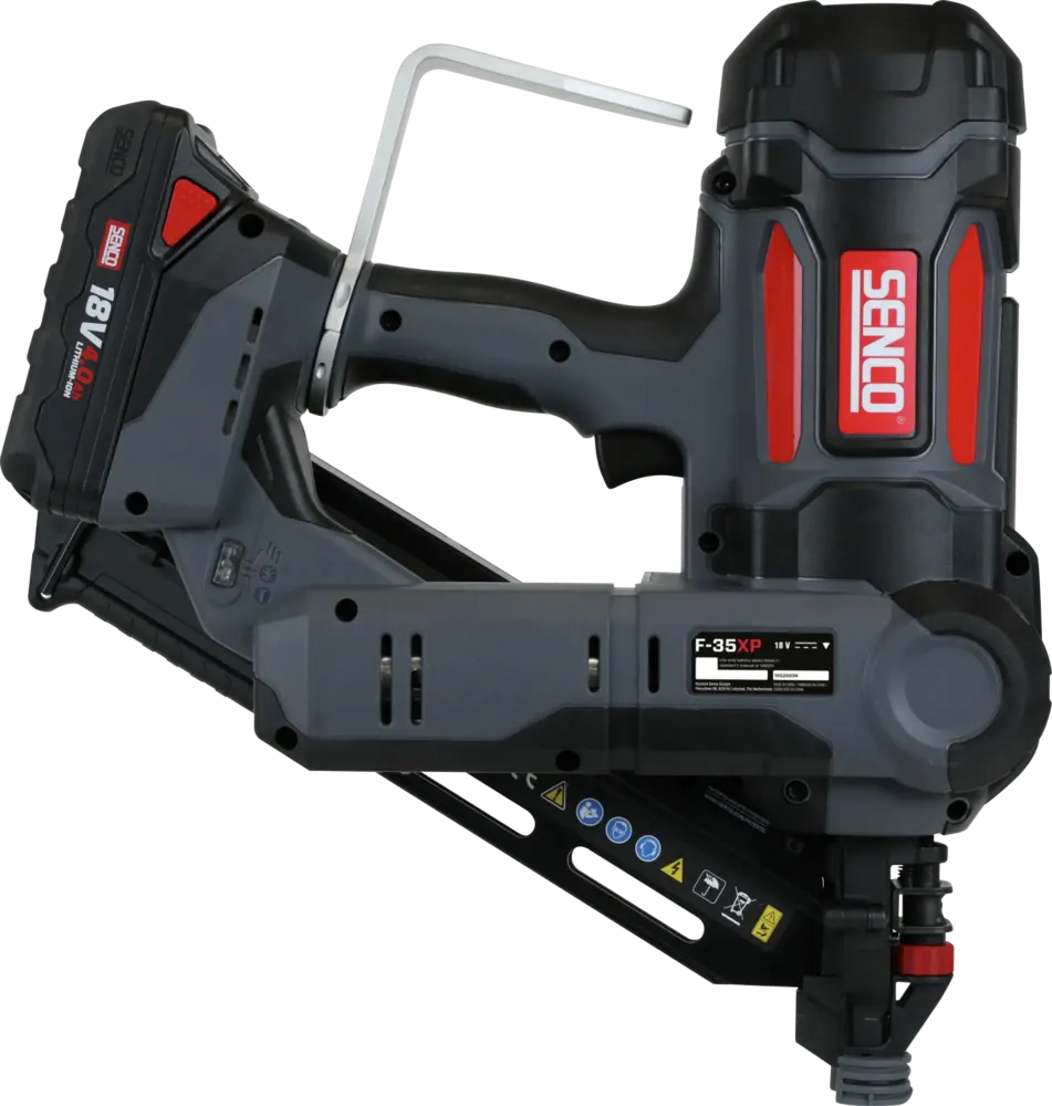 SENCO SPIKPISTOL F-35XP 2.0 MED 2X4AH BATTERIER & LADDARE
