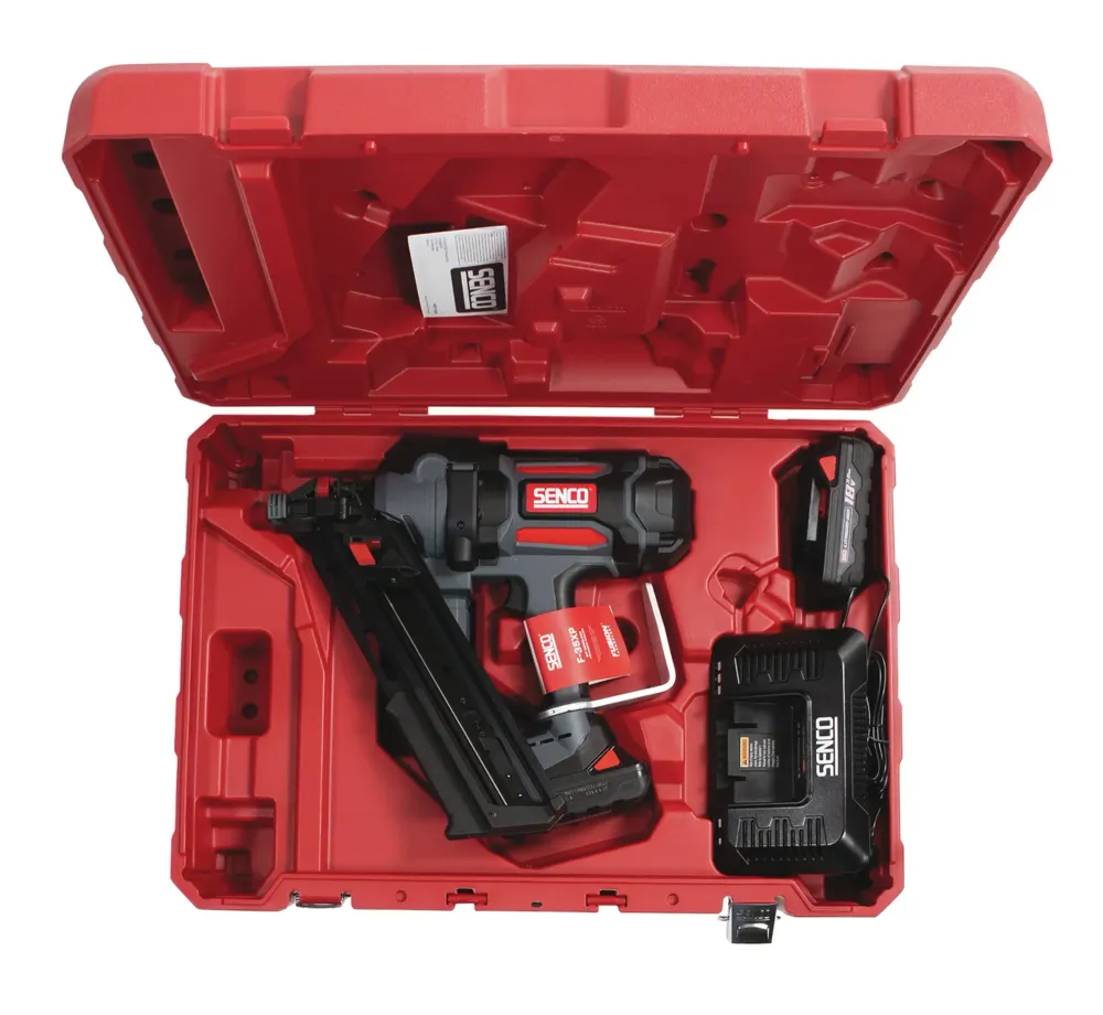 SENCO SPIKPISTOL F-35XP 2.0 MED 2X4AH BATTERIER & LADDARE