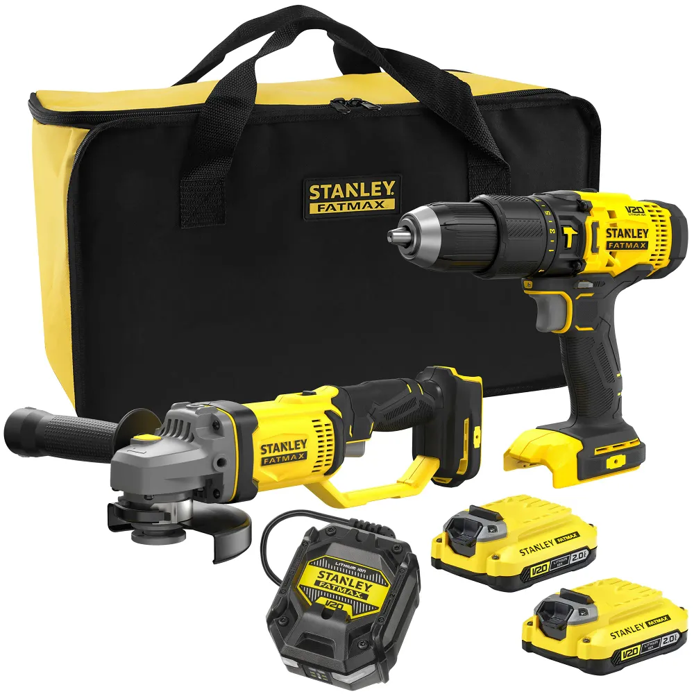 Stanley Kombinationssats SFMCK471D2S-QW 18V 2Ah