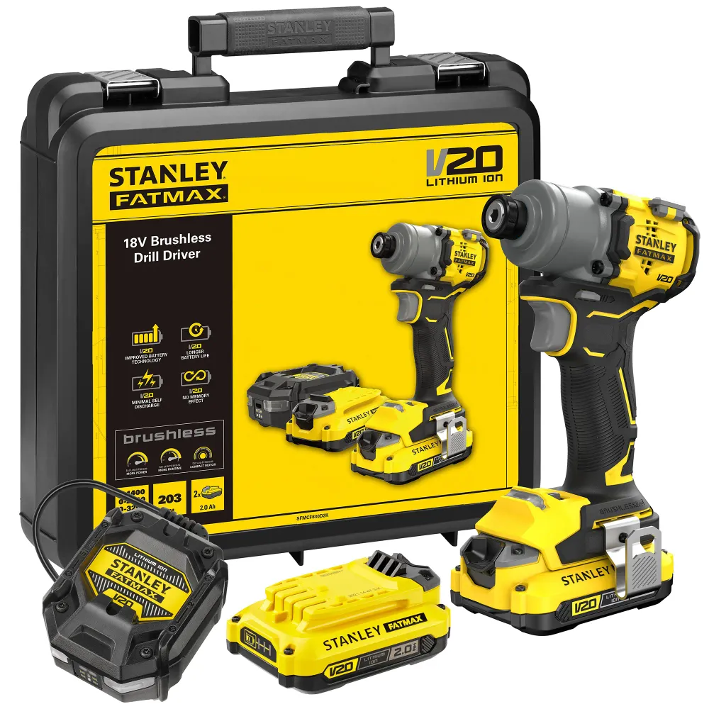 Stanley SFMCF830D2K-QW 18V 2Ah slagskruvdragare