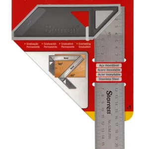 Starrett Vinkelhake 200 mm rostfri