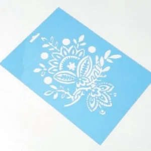 Stencil A4 Blombukett