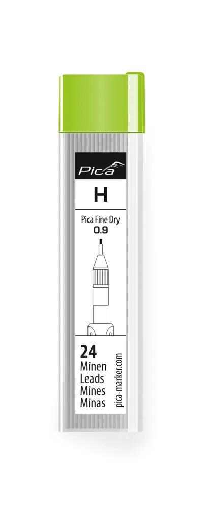 STIFT PICA FINE DRY GRAFIT B HÅRD 0,9MM