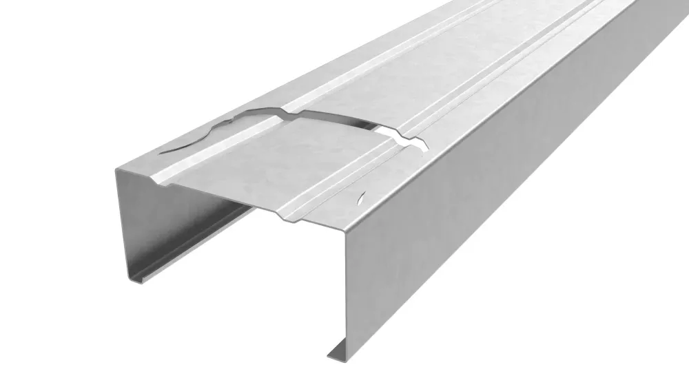 STÅLREGEL LJUD CLICKFUNKTION RDBX 70 3200MM GALVANISERAD