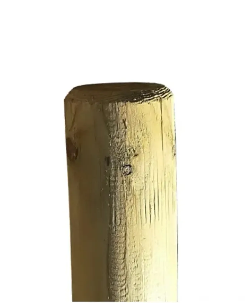 STÄNGSELSTOLPAR 80MM L=175CM OBEHANDLAD