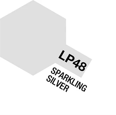Tamiya Lack Paint Lp-48 Sparkling Silver
