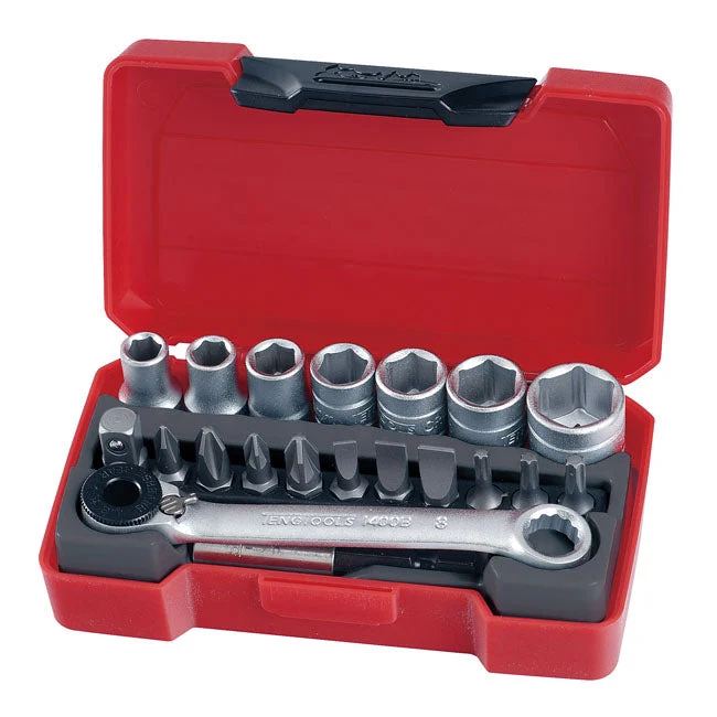 Teng Tools Bits/Hylssats 20st 1/4" Infästning