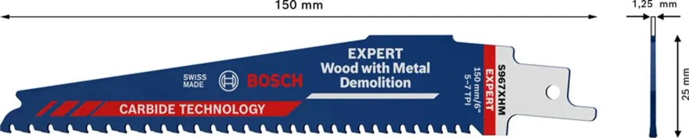TIGERSÅGBLAD S967XHM WOOD/METAL