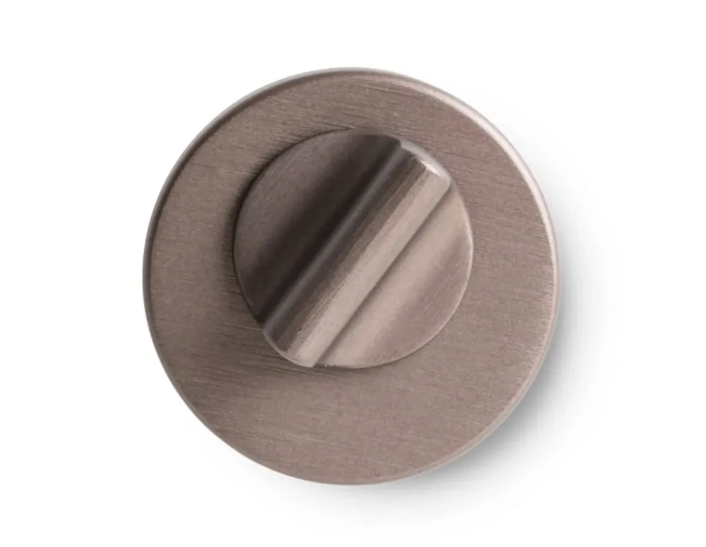 TOALETTLÅS R MÖRK BRONS BESLAG DESIGN