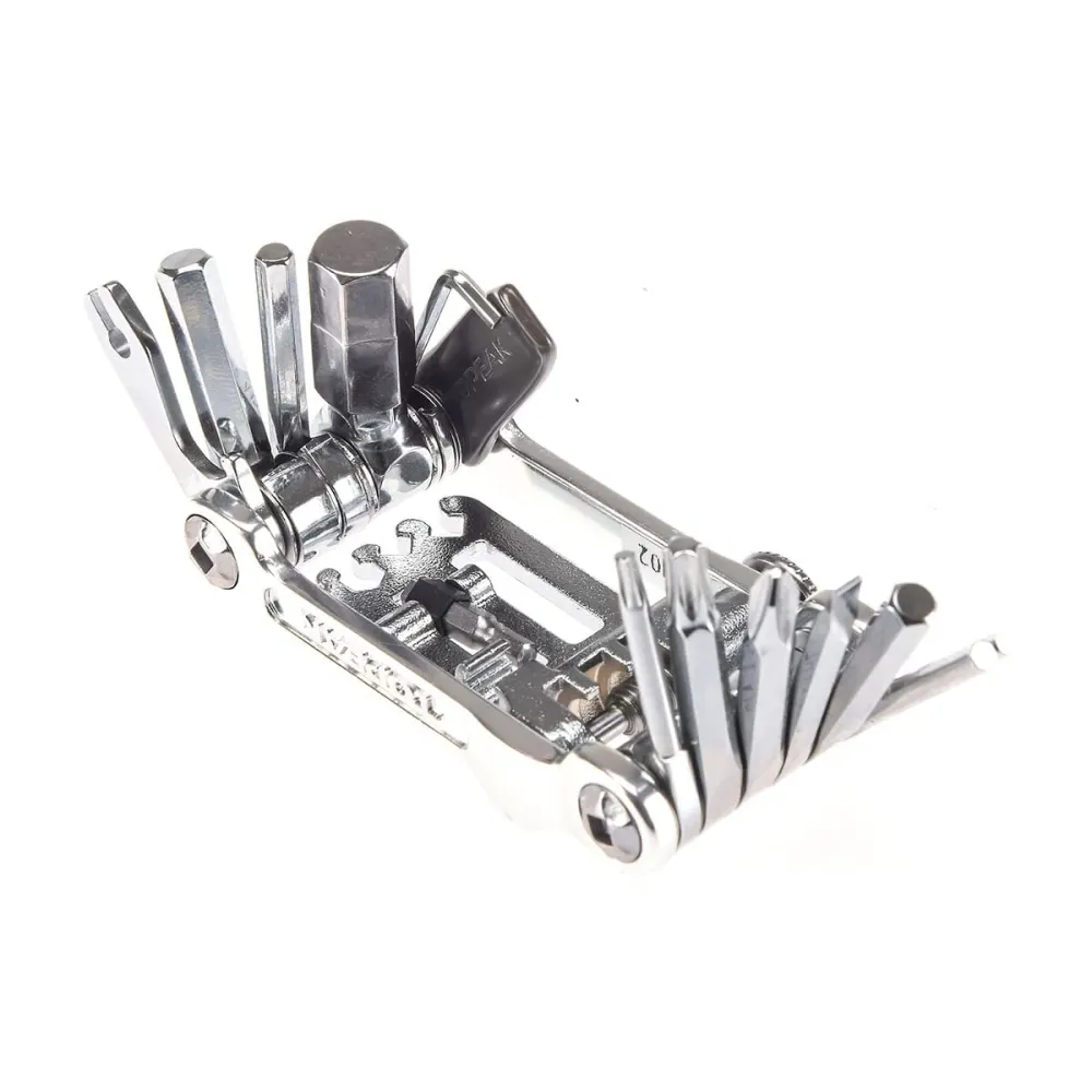 TOPEAK MINI PRO Silver Multi-Tool (20 verktyg + fodral)