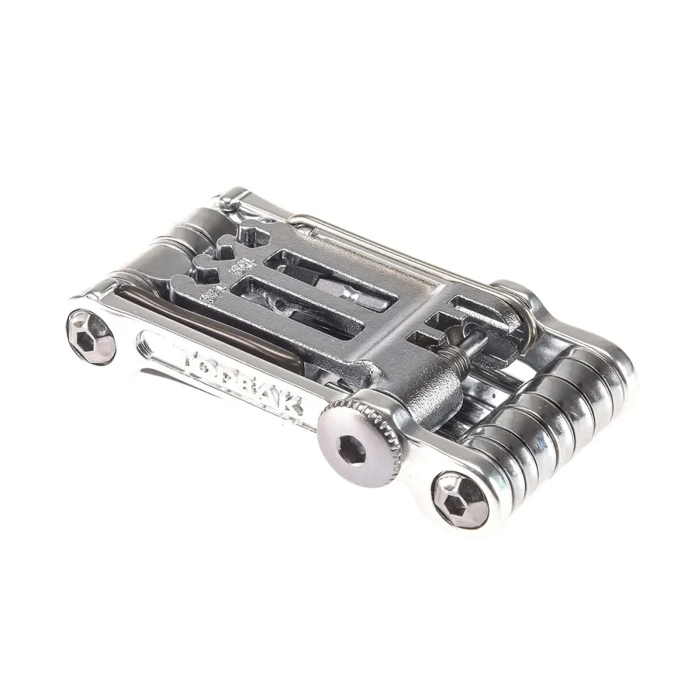 TOPEAK MINI PRO Silver Multi-Tool (20 verktyg + fodral)