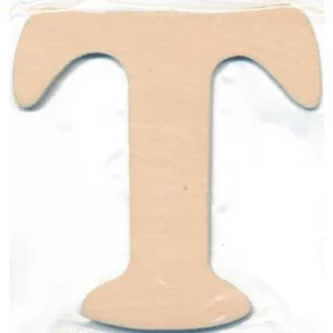 Träbokstav T 10Cm X 4Mm