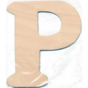 Träbokstav P 10Cm X 4Mm