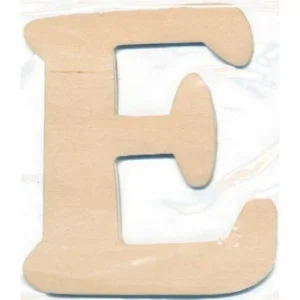 Träbokstav E 10Cm X 4Mm