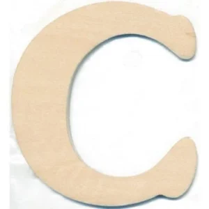 Träbokstav C 10Cm X 4Mm