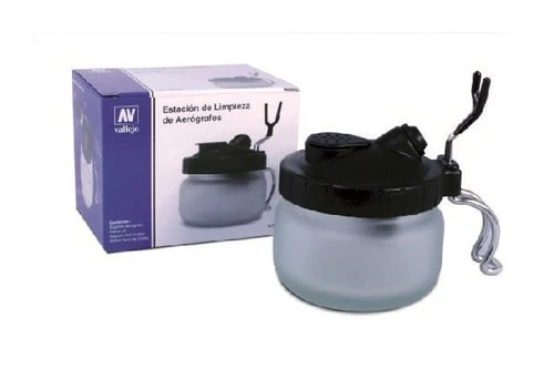Vallejo Cleaning Pot Airbrush Cleaning Pot,
